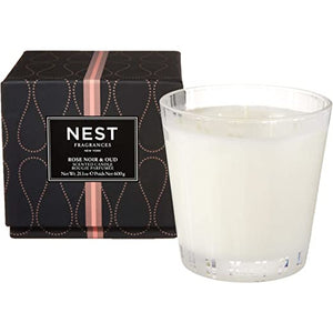 Velón de 3 Mechas - Rose Noir & Oud